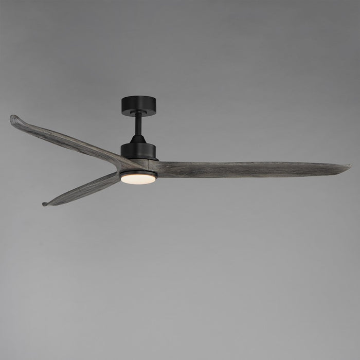 Maxim Lighting Woodwind 1Lt 72" Indoor Ceiling Fan, Black/White