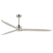 Maxim Lighting Woodwind 1Lt 80" Indoor Ceiling Fan, Satin Nickel - 88834SNWWT