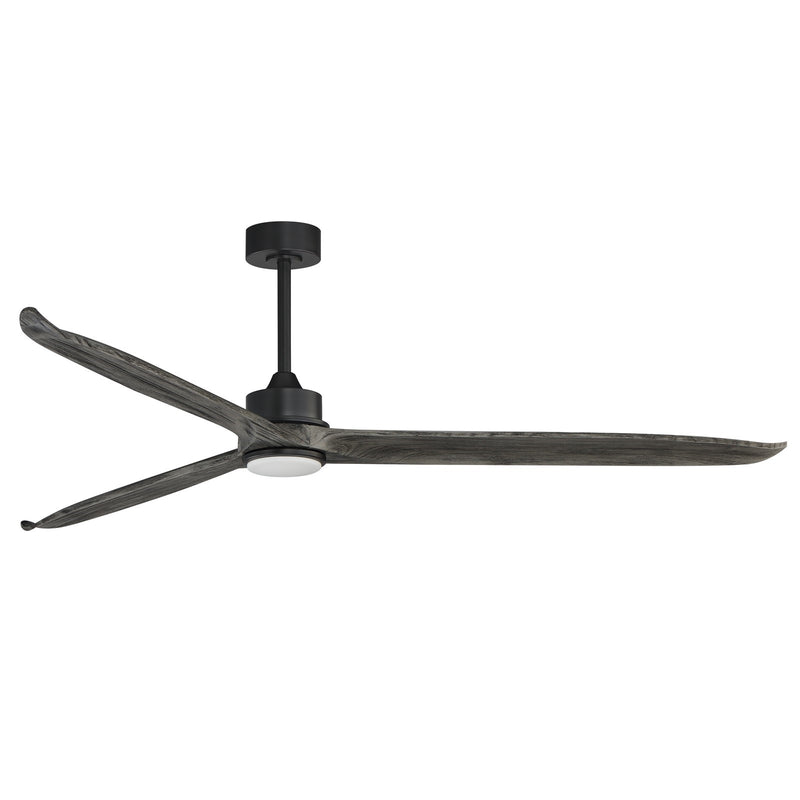 Maxim Lighting Woodwind 1Lt 80" Indoor Ceiling Fan, Black/White