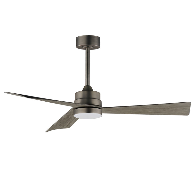 Maxim Lighting Vortex 1Lt 52" Indoor Fan/LED Kit, Nickel/White