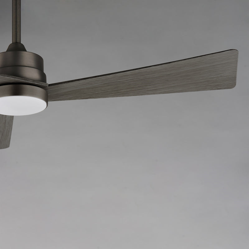 Maxim Lighting Vortex 1Lt 60" Indoor Fan/LED Kit, Dark Nickel/White