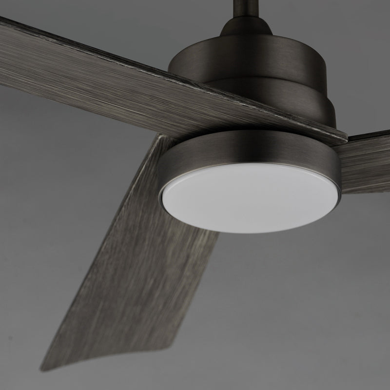 Maxim Lighting Vortex 1Lt 60" Indoor Fan/LED Kit, Dark Nickel/White