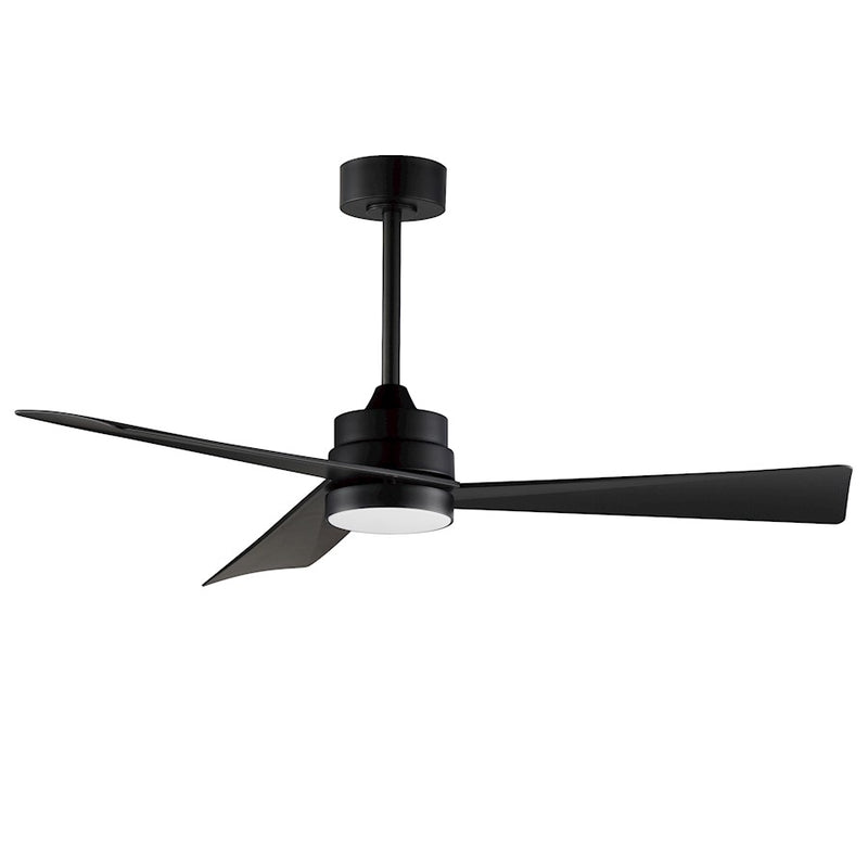 Maxim Lighting Vortex 1Lt 52" Outdoor Fan/LED Kit, Black/White