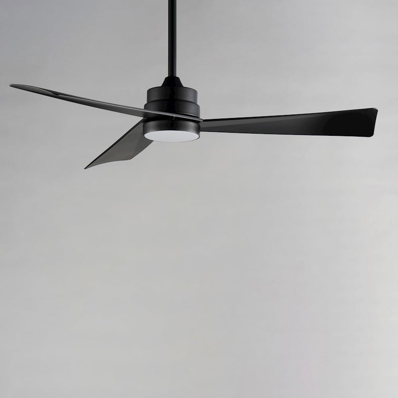 Maxim Lighting Vortex 1Lt 52" Outdoor Fan/LED Kit, Black/White