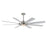Maxim Lighting Helm 1 Light Indoor Ceiling Fan, Satin Nickel/White - 88878WTSN