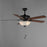 Maxim Lighting Super-Max 2Lt 20" Indoor Ceiling Fan, Black/White