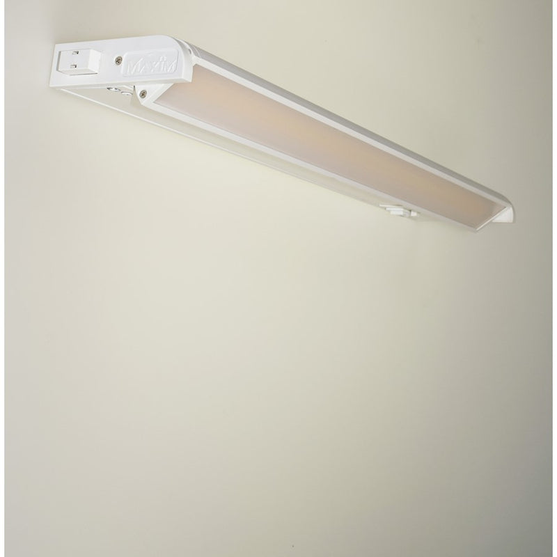 Maxim Lighting CounterMax 895 MX-L-120-3K Basic-Under Cabinet, White