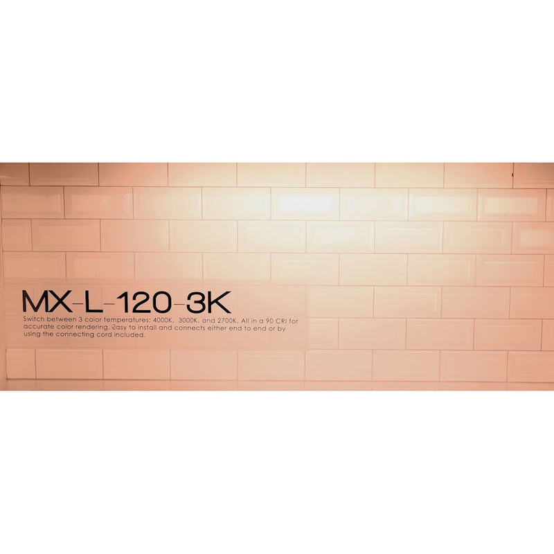Maxim Lighting CounterMax 895 MX-L-120-3K Basic-Under Cabinet, White