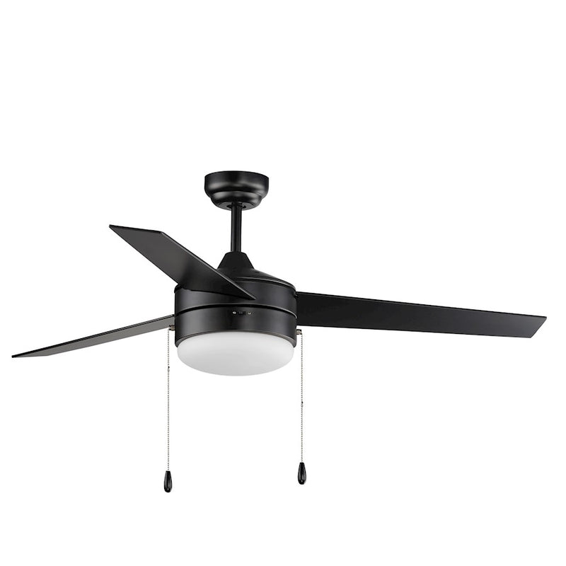 Maxim Lighting Trio 2Lt 52" 3-Bd Hugger Fan/Pull Chain