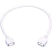 Maxim CounterMax MXInterLink5 18in Connecting Cord | White Finish | Under Cabinet Lighting Accessory | 18in L | Model 89952WT