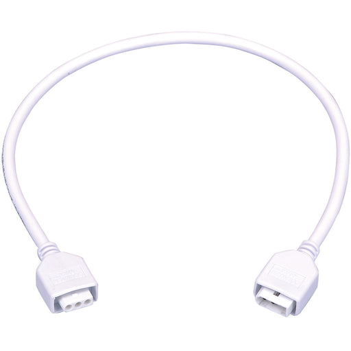 Maxim CounterMax MXInterLink5 18in Connecting Cord | White Finish | Under Cabinet Lighting Accessory | 18in L | Model 89952WT