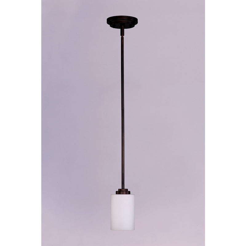 Maxim Lighting Deven 1-Light Mini Pendant in Oil Rubbed Bronze