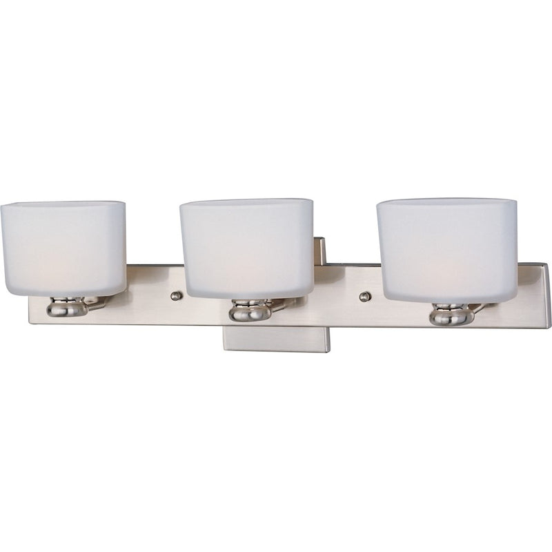 Maxim Lighting Essence 3-Light Bath Vanity Satin Nickel