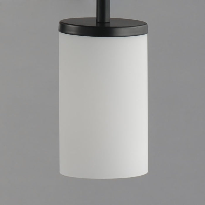 Maxim Lighting Lateral 1 Light 7" Single Pendant, Black/Satin White