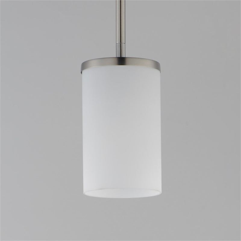Maxim Lighting Lateral 1Lt 7" Single Pendant, Nickel/White