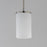 Maxim Lighting Lateral 1Lt 7" Single Pendant, Nickel/White