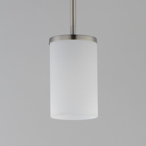 Maxim Lighting Lateral 1Lt 7" Single Pendant, Nickel/White