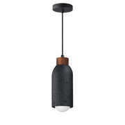 Maxim Lighting Pompeii 1 Light Single Pendant, Lava/Black - 90621LVBK
