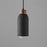 Maxim Lighting Pompeii 1 Light Single Pendant, Lava/Black
