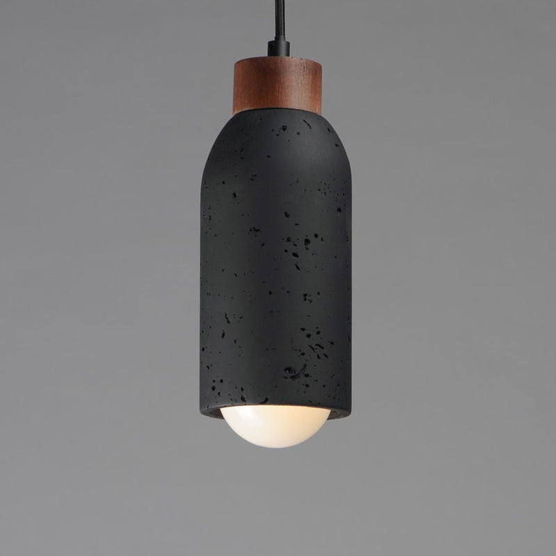 Maxim Lighting Pompeii 1 Light Single Pendant, Lava/Black