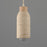 Maxim Lighting Pompeii 1 Light Single Pendant, Travertine/Oyster
