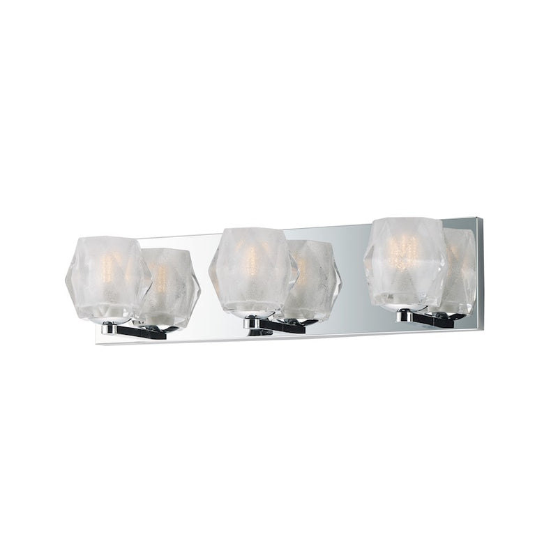 Maxim Lighting Peak LED 3-Light Bath Vanity in Polished Chrome