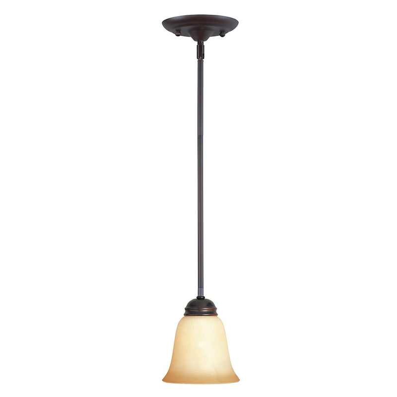 Maxim Basix 1-Light Mini Pendant, Oil Rubbed Bronze