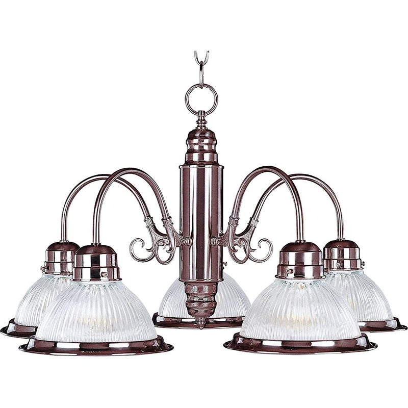 Maxim Builder Basics 5-Light Chandelier Country Stone