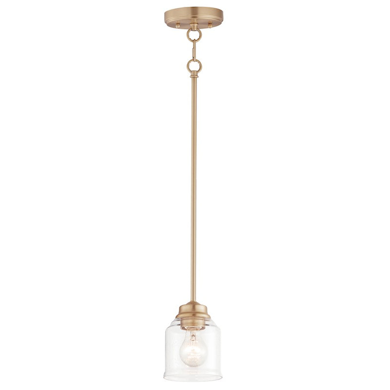 Maxim Lighting Acadia 1 Light Single Pendant, Heritage