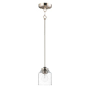 Maxim Lighting Acadia 1-Light Pendant, Satin Nickel