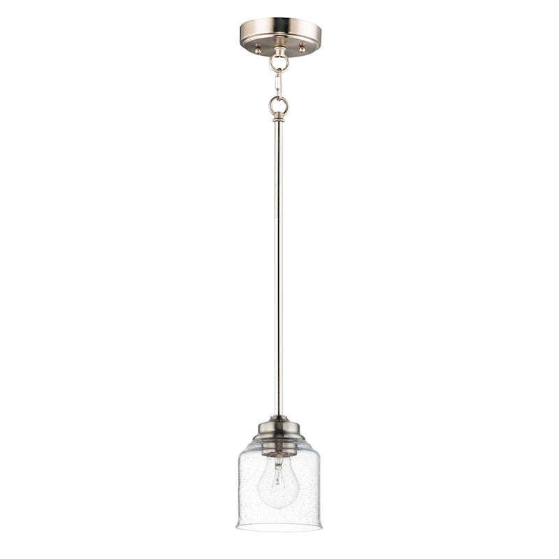 Maxim Lighting Acadia 1-Light Pendant, Satin Nickel