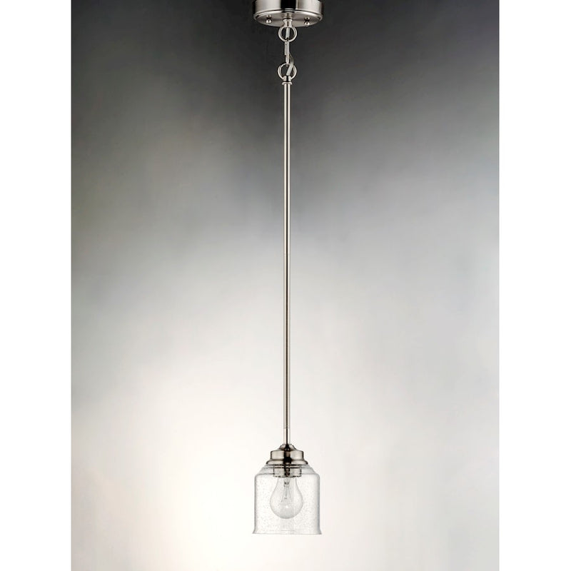 Maxim Lighting Acadia 1-Light Pendant, Satin Nickel
