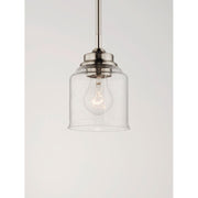 Maxim Lighting Acadia 1-Light Pendant, Satin Nickel