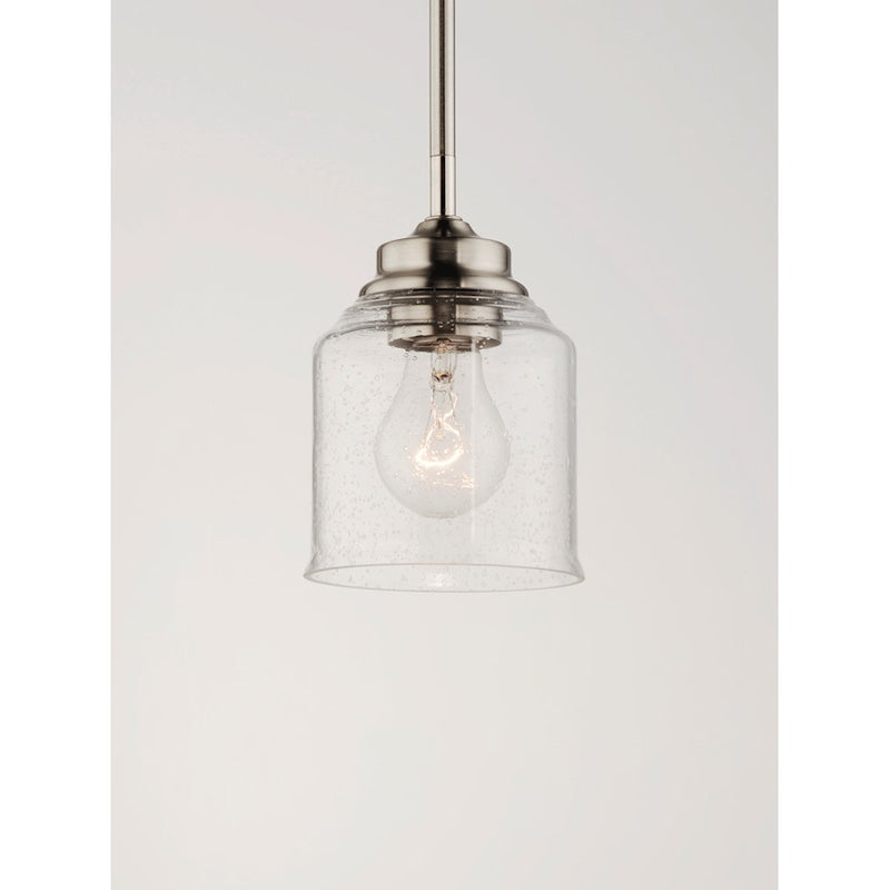 Maxim Lighting Acadia 1-Light Pendant, Satin Nickel