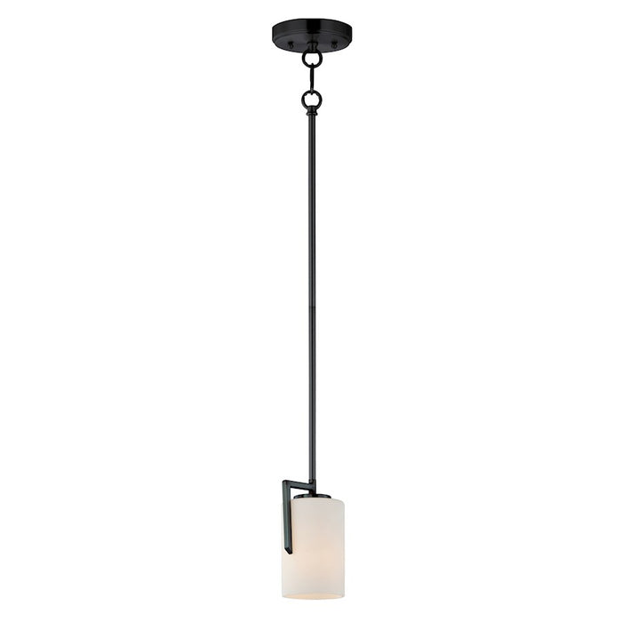 Maxim Lighting Dart 1 Light Pendant, Black/Satin White - 91280SWBK