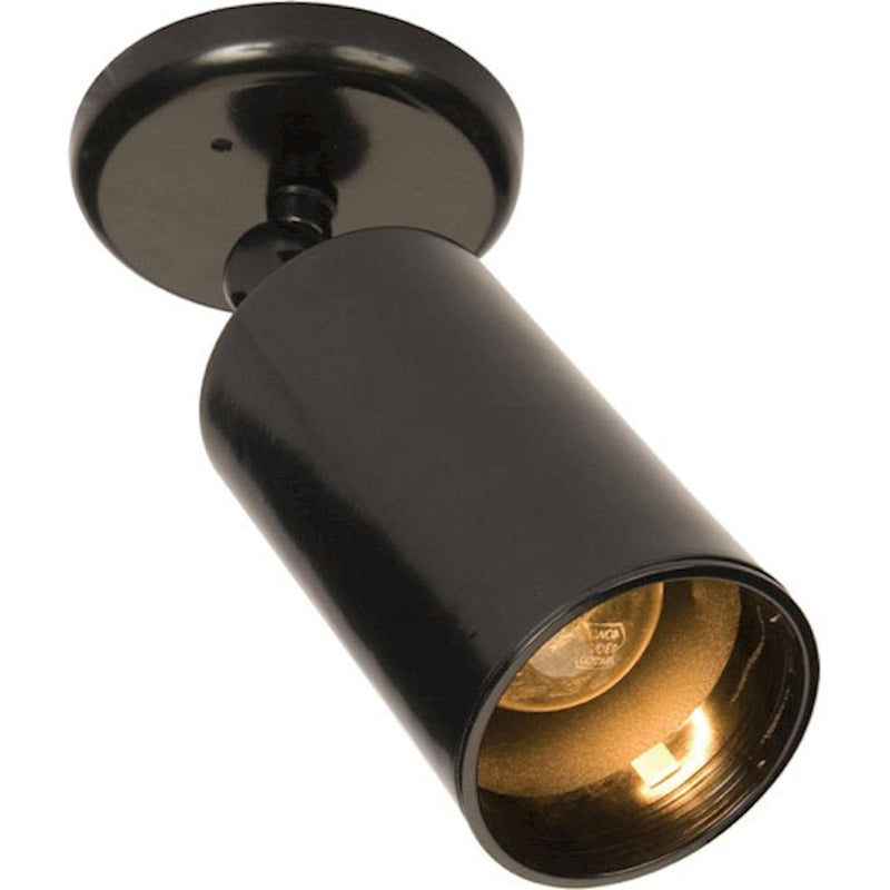 Maxim Lighting 1-Light Can Wall/Flush Mount Black