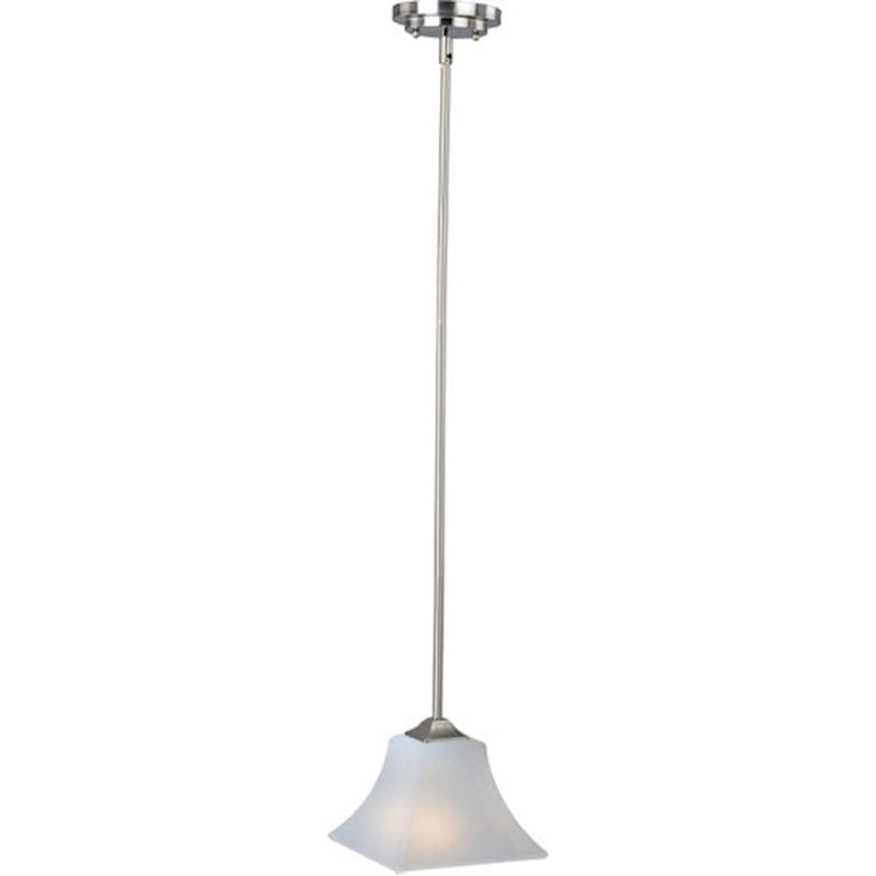 Maxim Lighting Aurora 1-Light Mini Pendant Satin Nickel