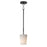 Maxim Lighting Durham 1 Light 10.5" Single Pendant, Black/White - 92691WTBK
