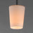 Maxim Lighting Durham 1 Light 10.5" Single Pendant, Black/White