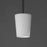 Maxim Lighting Durham 1 Light 10.5" Single Pendant, Black/White