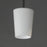 Maxim Lighting Durham 1 Light 10.5" Single Pendant, Black/White