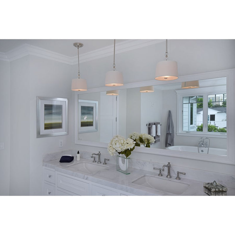 Maxim Lighting Rondo 1-Light Mini Pendant Polished Nickel