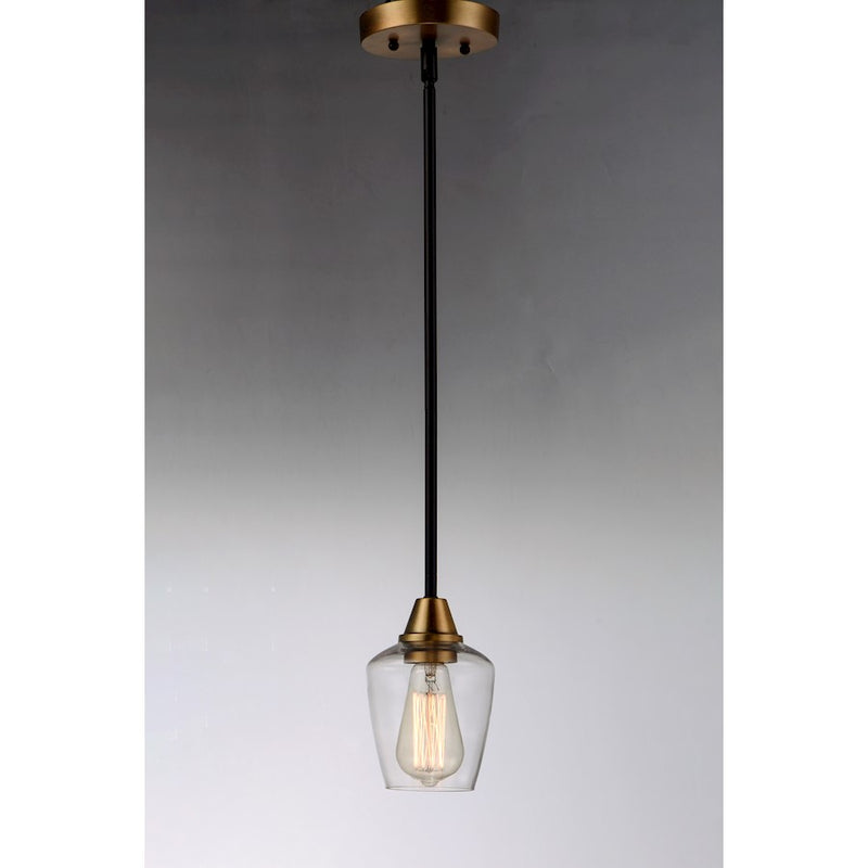 Maxim Lighting Goblet-Mini Pendant, Bronze/Antique Brass