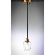 Maxim Lighting Goblet-Mini Pendant, Bronze/Antique Brass