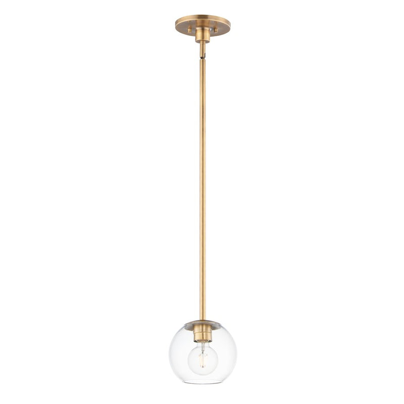 Maxim Lighting Branch 1-Light Mini Pendant, Natural Aged Brass
