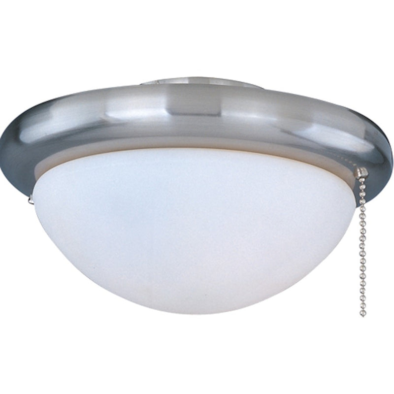 Maxim Lighting 1-Light Ceiling Fan Light KitSatin Nickel