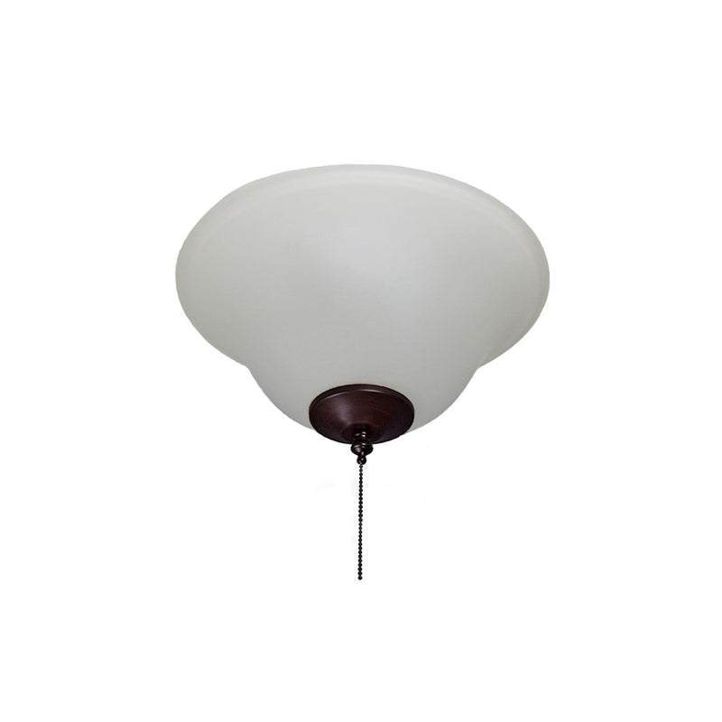 Maxim Lighting 13" 3-Light Ceiling Fan Light Kit, Bronze/Frosted