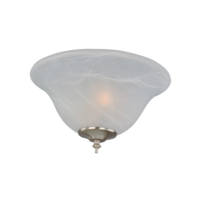 Maxim Lighting 13" 3-Light Ceiling Fan Light Kit, Nickel/Frosted