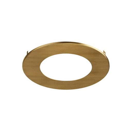 Maxim Lighting Trim Ring for Slim 5" Flush Mount, Aged Brass - TRM67704NAB