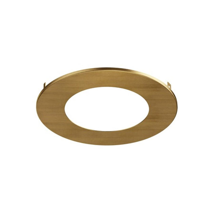 Maxim Lighting Trim Ring for Slim 5" Flush Mount, Aged Brass - TRM67704NAB
